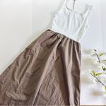 Aritzia  Babaton Women's Dress Revive Dress Fit-And-Flare Cotton Midi Dress XS Photo 5