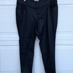 Lane Bryant Womens Jeans Jegging High Rise Black Coated Stretch Skinny Plus 22 Photo 2