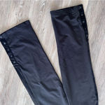 Athleta ‎ Retroplush Velvet Straight Leg Pant in Black Women’s Size M Photo 3