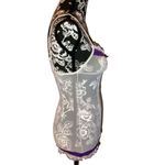 Baci Lingerie Night Gown Lace Sleepwear Sleep Dress Ruffles Purple Size undefined Photo 2