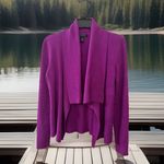 Ralph Lauren EUC Chic Lauren Womens Sz S Open Cardigan Purple Western Preppy Photo 4