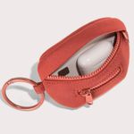 Dagne Dover  Ace Mini Keychain Pouch Limited Edition Rhubarb Red NWT Photo 4