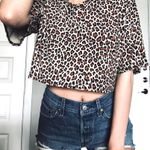 Boohoo Leopard Crop Top  Photo 0