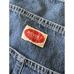 Revolt Clothing Co‎ Women's Denim Bib Overalls Size 24 Cotton Y2K 90's Punk VTG Blue Photo 8
