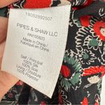 Veronica Beard  Ruffled One Shoulder Mini Dress Womens 4 Ballard Blue Red Floral Photo 7