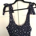 Navy and White Stars Bodysuit Size L Blue Size L Photo 2