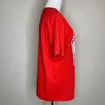 Gildan Red Straight Outa Disney T Shirt Sz Large 100% cotton Photo 2