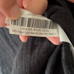 Quince  Black 100% Organic Cotton Gauze Roll Sleeve Shirt Size Large Photo 8