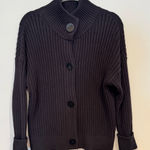 Per Se  by Carlisle Chunky Knit Large Button Cardigan Size L Photo 0