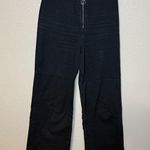 & Other Stories & other stories Black Wide-Leg Pants with Zipper Detail size 2 Photo 0