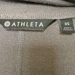 Athleta Pranayama Cardigan XS Grey Long Sleeve Open Front Thumbholes Photo 2