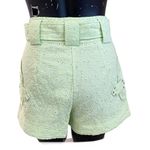 Derek Lam NEW Macha Green Monterey Belted Embroidered Eyelet Cotton Shorts Photo 6