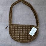 Antik Kraft Brown Quilted Shoulder Bag with Braided Strap Photo 0