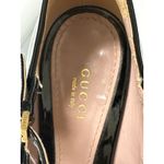 Gucci Lisbeth Black Patent Leather Triple Strap Mary Jane Heels IT 38 / US 8 Photo 5