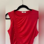 Zeagoo Woman’s Stretch rushing Bodycon cut out back Dress new with out tags size XL RED Photo 3