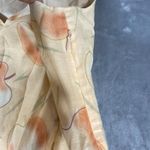 Coach  Apple‎ Print Dress Size 4 Peach Summer V-Neck Luxury Springtime Designer Photo 14