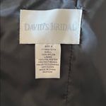 David's Bridal David’s Bridal Short Strapless Tiered Tulle Dress Photo 3