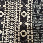 Forever 21 Large Navy Blue Embroidered Smocked Ruffle Crop Top Tank NWT Photo 1