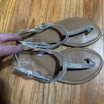 Candie's Candie’s Silver Sparkly Sandals Photo 3
