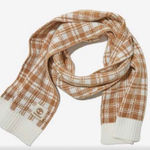 Timberland  Brown Plaid Knit Scarf NEW NWT Photo 1