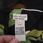 Julie Mitchell Y2k Green & Black Abstract Print Tank Top – Size Large Fairycore Photo 4