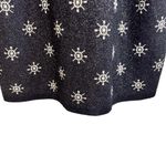 ZARA ‎ Black Metallic Thread Printed Pocket Sweater Shirt Size Large Photo 2