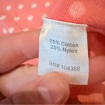 Garnet Hill Polka Dot Cardigan Women’s Size Large Pink Lightweight Knit Photo 3