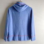 Eddie Bauer • Hoodie Sweater Jacket, Zipper Front, Blue and Red, Size Medium Photo 8