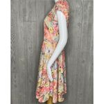 Livia clue floral spring midi fit and flare summer spring wedding dress size 38 Pink Photo 5