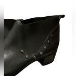 Munro  Black leather Chelsea Ankle boots Booties with Stud Detail western Photo 1