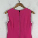 Diane Von Furstenberg  Hot Pink Carrie Sleeveless Crepe Mini Dress Size 2 Photo 11