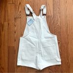 frame denim Frame Le Garcon Romper Overalls White Denim Shorts Women’s Size M $295 NWT Photo 13