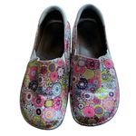 Alegria Womens Size 39 Multicolor Floral Slip On Clog Comfort Nurse Shoes Loafer Photo 3