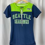 NFL Seattle Seahawks  XS Women's Jersey Football Sports Mesh Lime Green Neon Photo 0