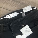 ZARA  split skinny black distressed jeans Photo 5