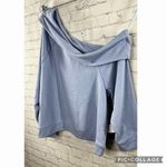 Eloquii NEW Elements One Shoulder Sweatshirt Lavender 18/20 Long Sleeve Glam Photo 3