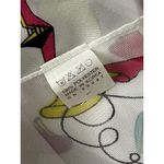 Vintage‎ White Satin Chiffon Scarf with Allover High Heel Shoe Print 13"x 60" Photo 1