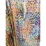 Anne cole  Scoop Neck Bell Sleeve Cover-Up Tunic Size Medium Colorful Swim Beach Photo 3