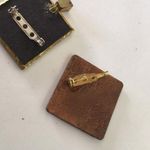 Handmade Lot Of 2 Vintage Brooches  Dog Puppy Hand Crafted Photo 7