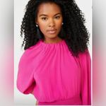 Scoop Hot Pink Blouson Midi Dress with Bow in Back sz XL Pink Photo 4