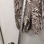 Moon River NWOT  Anthropologie M Puff Sleeve Babydoll Crop Top‎ Psychedelic Funky Photo 3