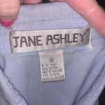 Jane Ashley vintage blue embellished beaded long sleeve button down shirt Photo 7