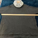 Capote Charcoal Gray Stretch Knit Faux Fur Accents Dolman Cape Poncho Cozy L Size L Photo 15