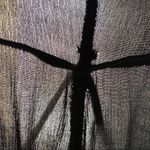 Blu Pepper  Floral Embroidered Wrap Dress Black Sz Small Photo 14