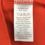 Everlane  Women’s Bright Orange Square Neck Sleeveless A-Line Dress Photo 6