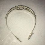 Elegant formal bedazzled rhinestoned tiara/crown Silver Photo 2