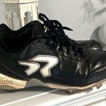 Ringor Diamond Bandit II Black Metal Cleats Size 8 Photo 0