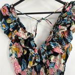 Anthropologie  Love the Label Kylie flower floral boho maxi dress large LP petite Photo 7
