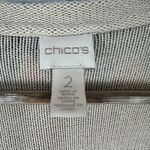 Chico's Cardigan L Southwestern Tribal Chevron Belted Duster Open Front Boho Photo 2