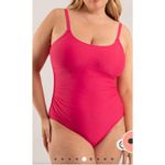 Brand New Shapermint Essentials Women's Small Pink One Piece Swimsuit Tie Belt Size 2X Photo 1